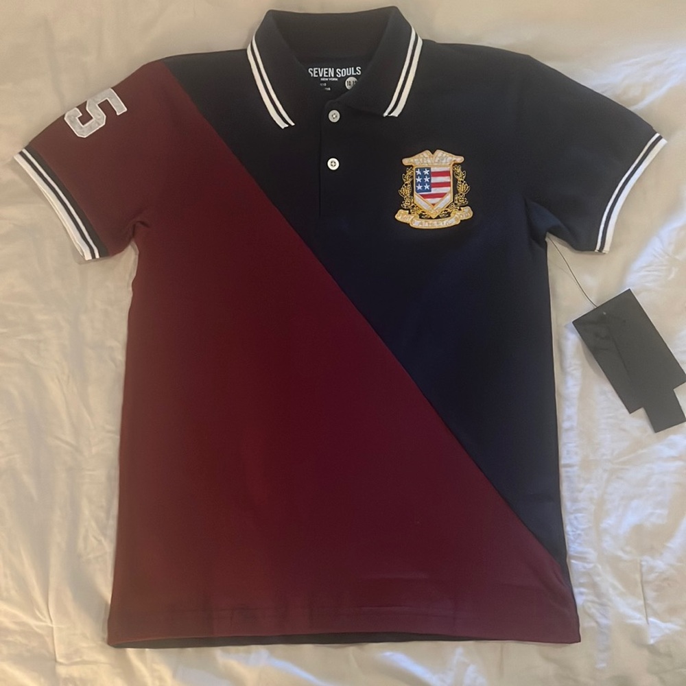 SEVEN SOULS New York Size 10/12 youth Polo Shirt